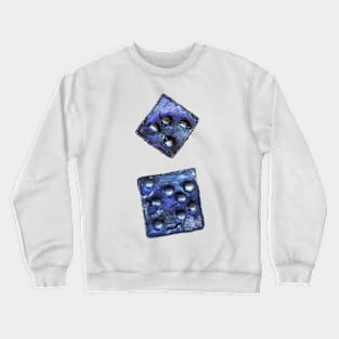 Trash Treasure 4 Pattern Found Object Art Transparent Background Crewneck Sweatshirt